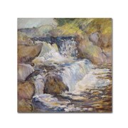 TRADEMARK FINE ART John Henry Twachtman 'The Cascade' Canvas Art, 35x35 BL01521-C3535GG